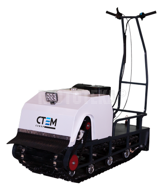 Мотобуксировщик СТЕМ СЕВЕР Эксперт 500 (двигатель Dinking 17 л.с., 12В/100Вт, катковая подвеска)