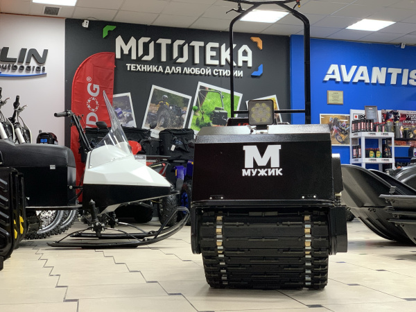 Мотобуксировщик Мужик LUXE М500 1450. 22 л.с.. катковая - купить с доставкой, по выгодной цене в интернет-магазине Мототека